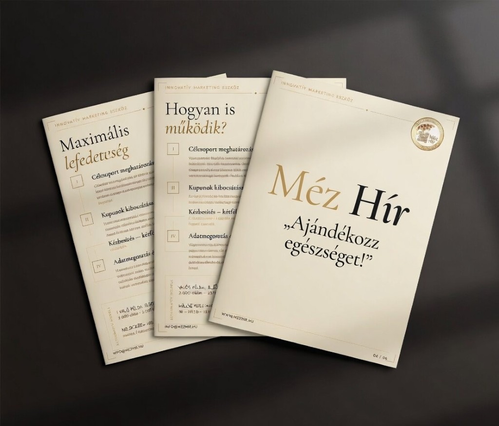 MézHír prospektus és szórólap minta